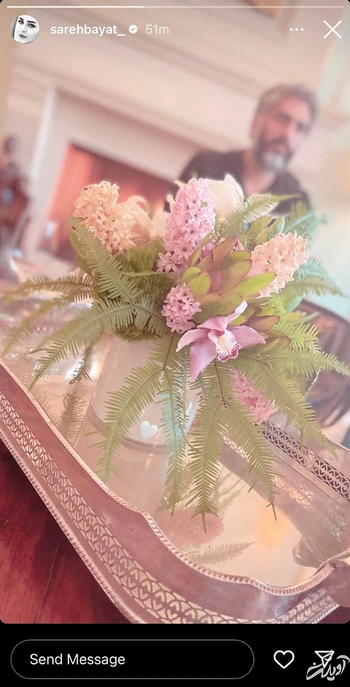 عکس یواشکی ساره بیات از همسرش عکس ساره بیات از همسرش